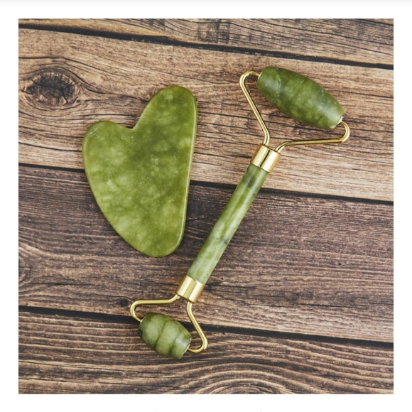 Jade Roller & GUA--SHA Facial Jade Roller women's teen... Gift Set - Picture 4 of 16